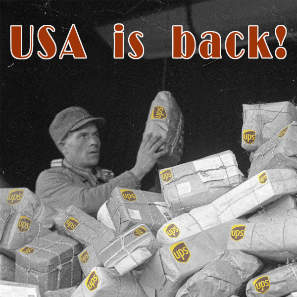 Shipping to USA is available via UPS.