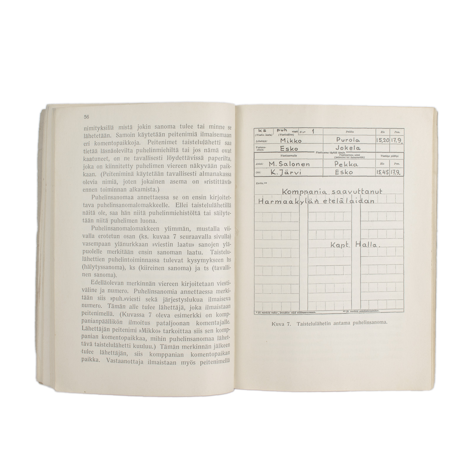 Rifle Company Command Squad, 1934