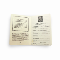 Reproduction Finnish military pass Reproduction Finnish military pass