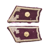 M/36-39 Collar Tabs, Engineer Troops Second Lieutenant