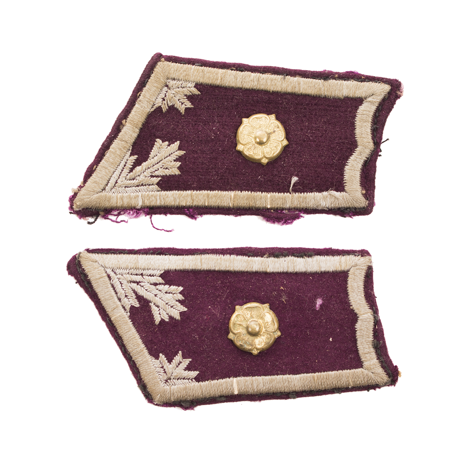 M/36-39 Collar Tabs, Engineer Troops Second Lieutenant