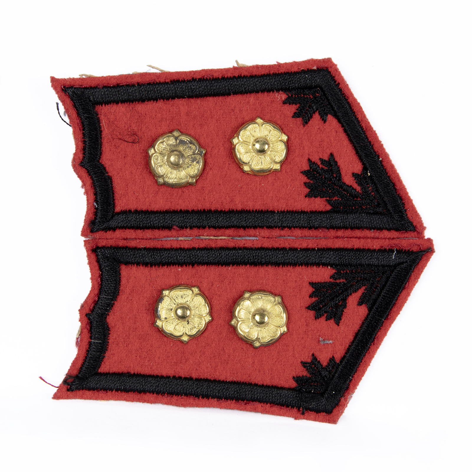 M/36-39 Collar Tabs, Field Artillery Lieutenant