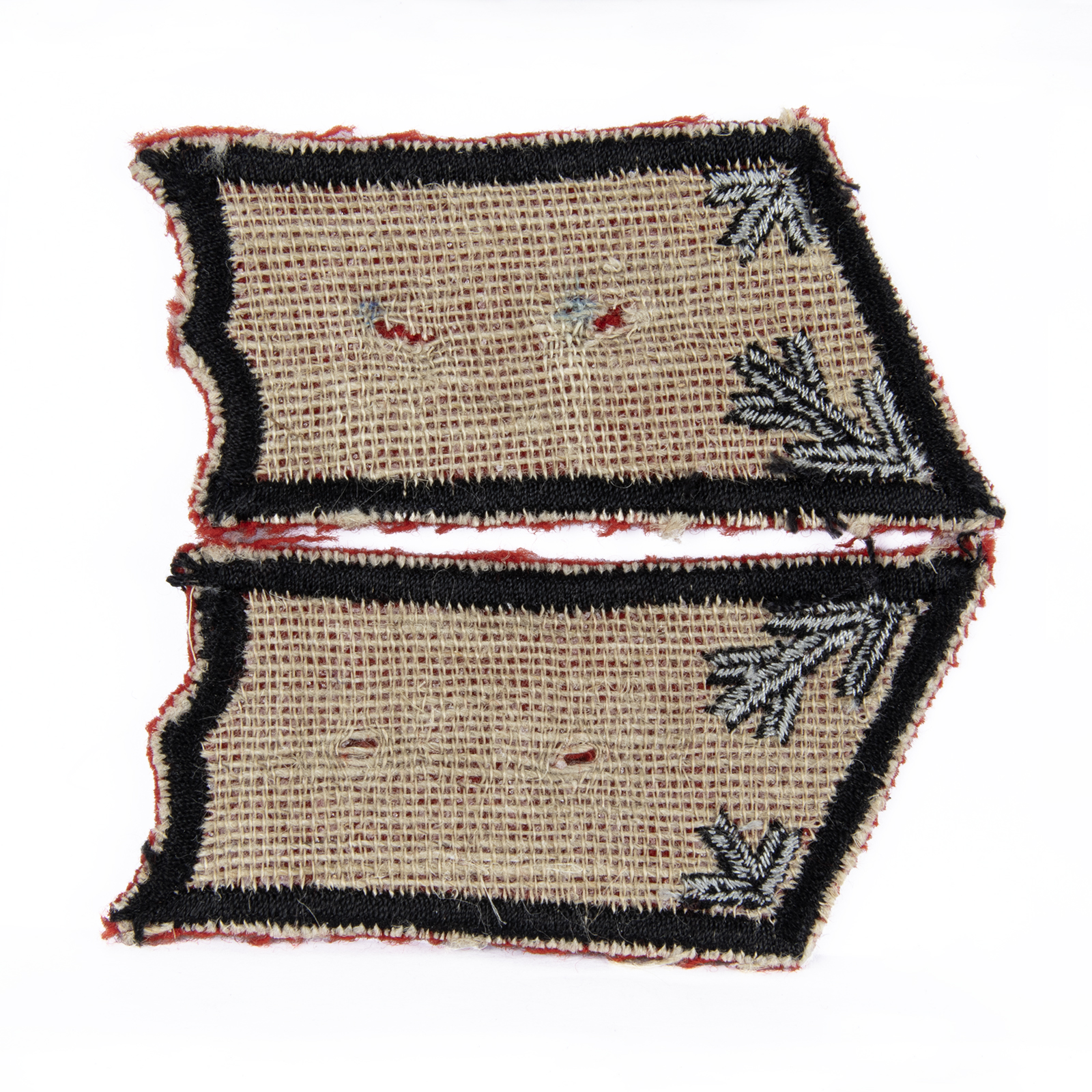 M/36-39 Collar Tabs, Field Artillery Lieutenant, Without Roses