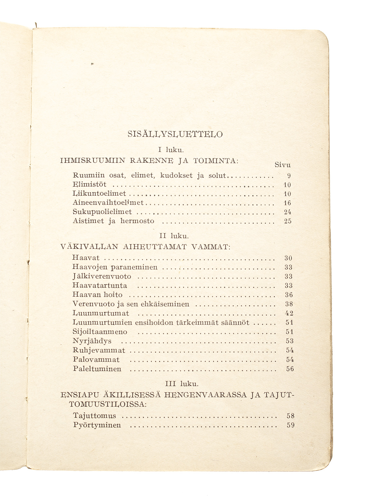 Lotta Svärd Medical Branch Textbook, 1935