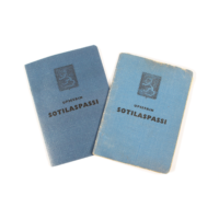 Finnish officers military pass, reproduction