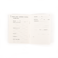 Finnish officers military pass, reproduction