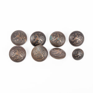 Coat of Arms Button Lot, Copper, Stamped #29