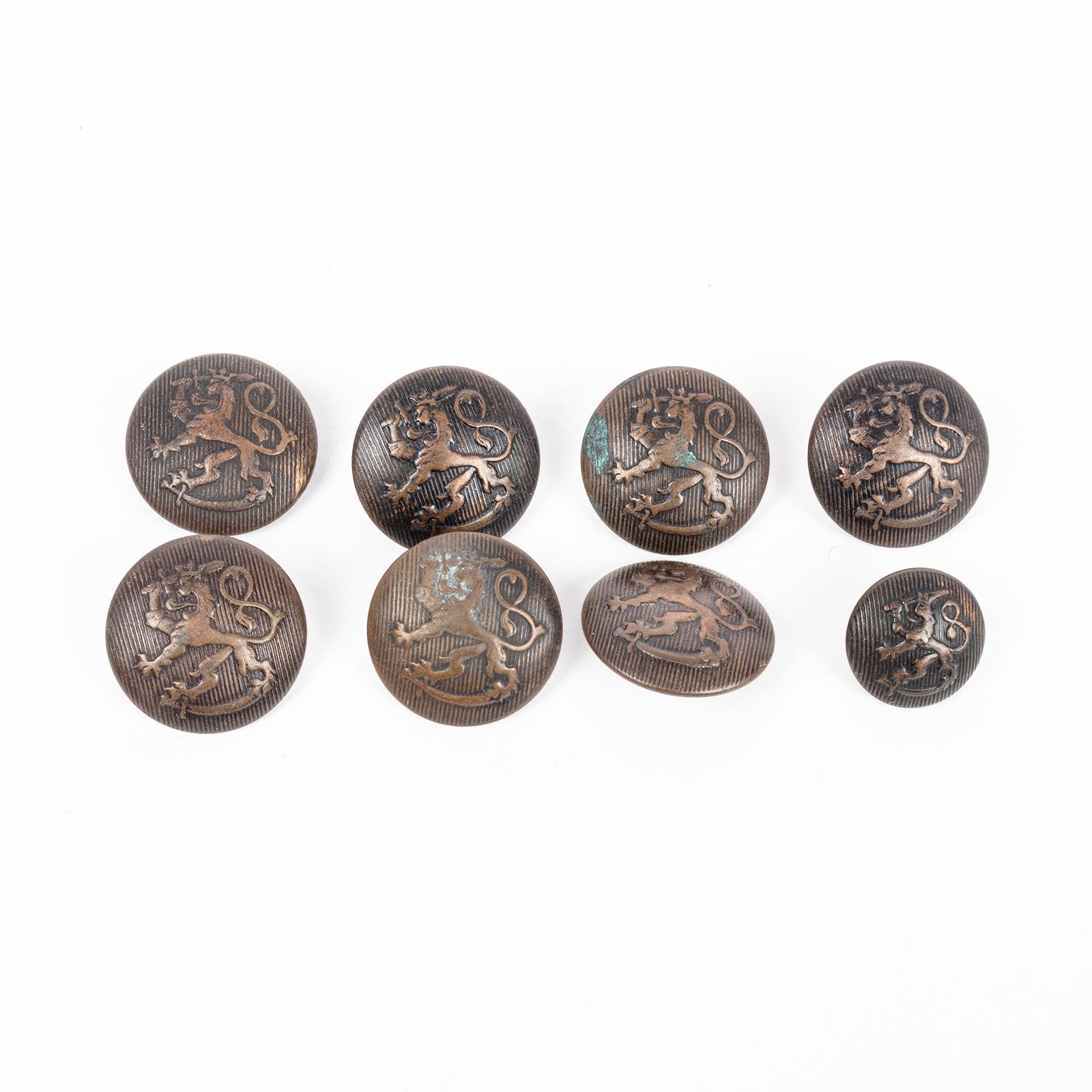 Coat of Arms Button Lot, Copper, Stamped #29