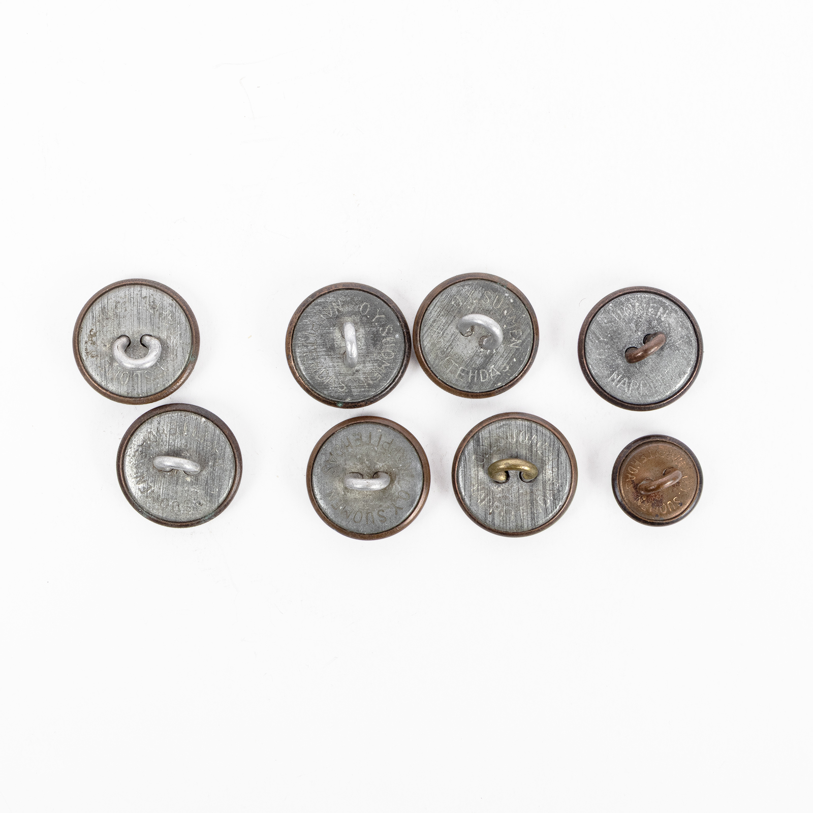 Coat of Arms Button Lot, Copper, Stamped #29
