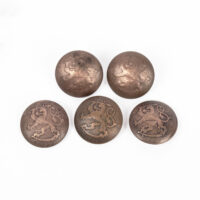 Coat of Arms Button Lot, Copper, Stamped #30