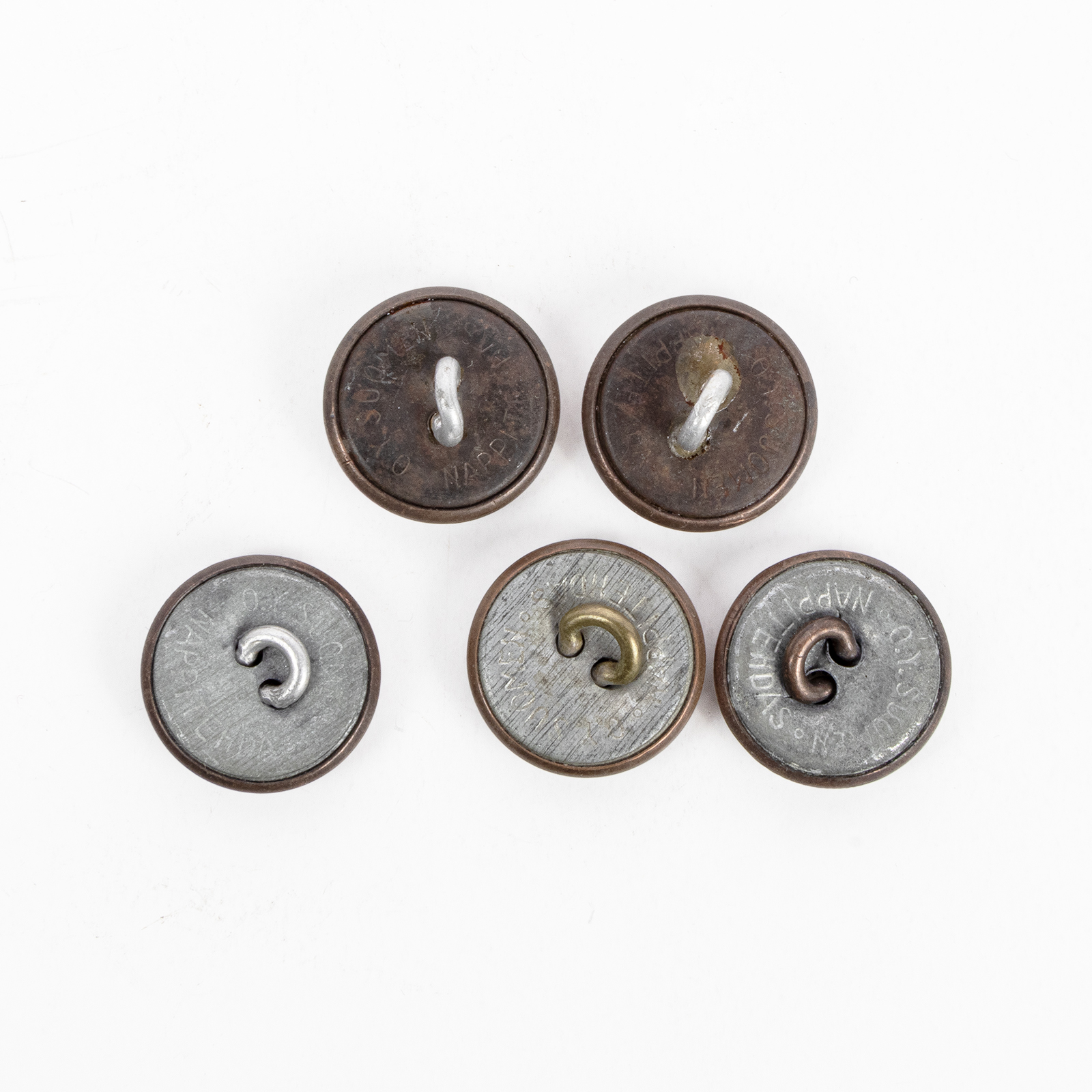 Coat of Arms Button Lot, Copper, Stamped #30