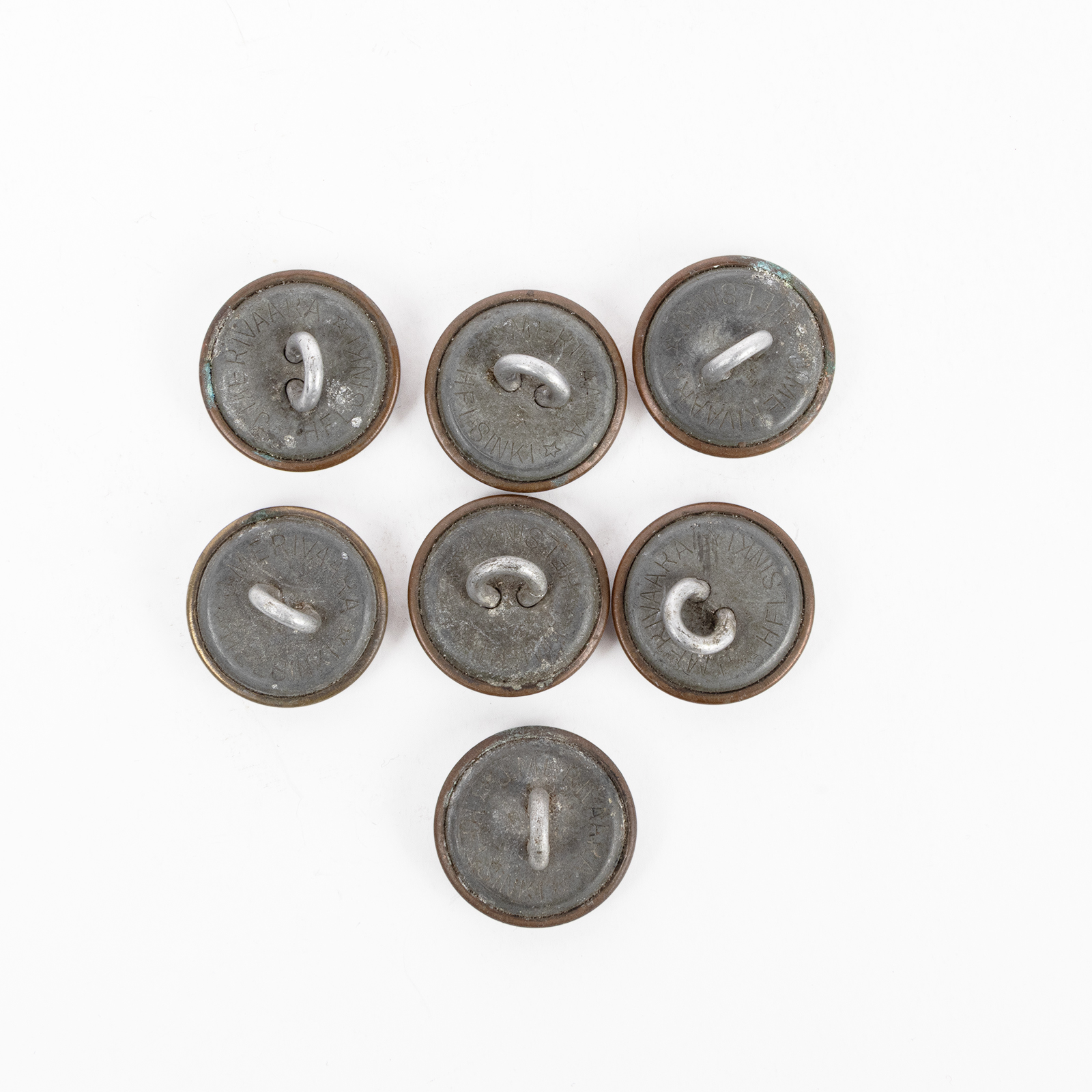 Coat of Arms Button Lot, Copper, Stamped #31