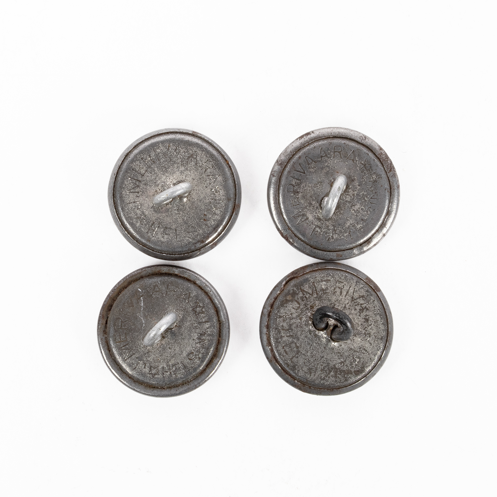 Coat of Arms Button Lot, Steel, Stamped #32