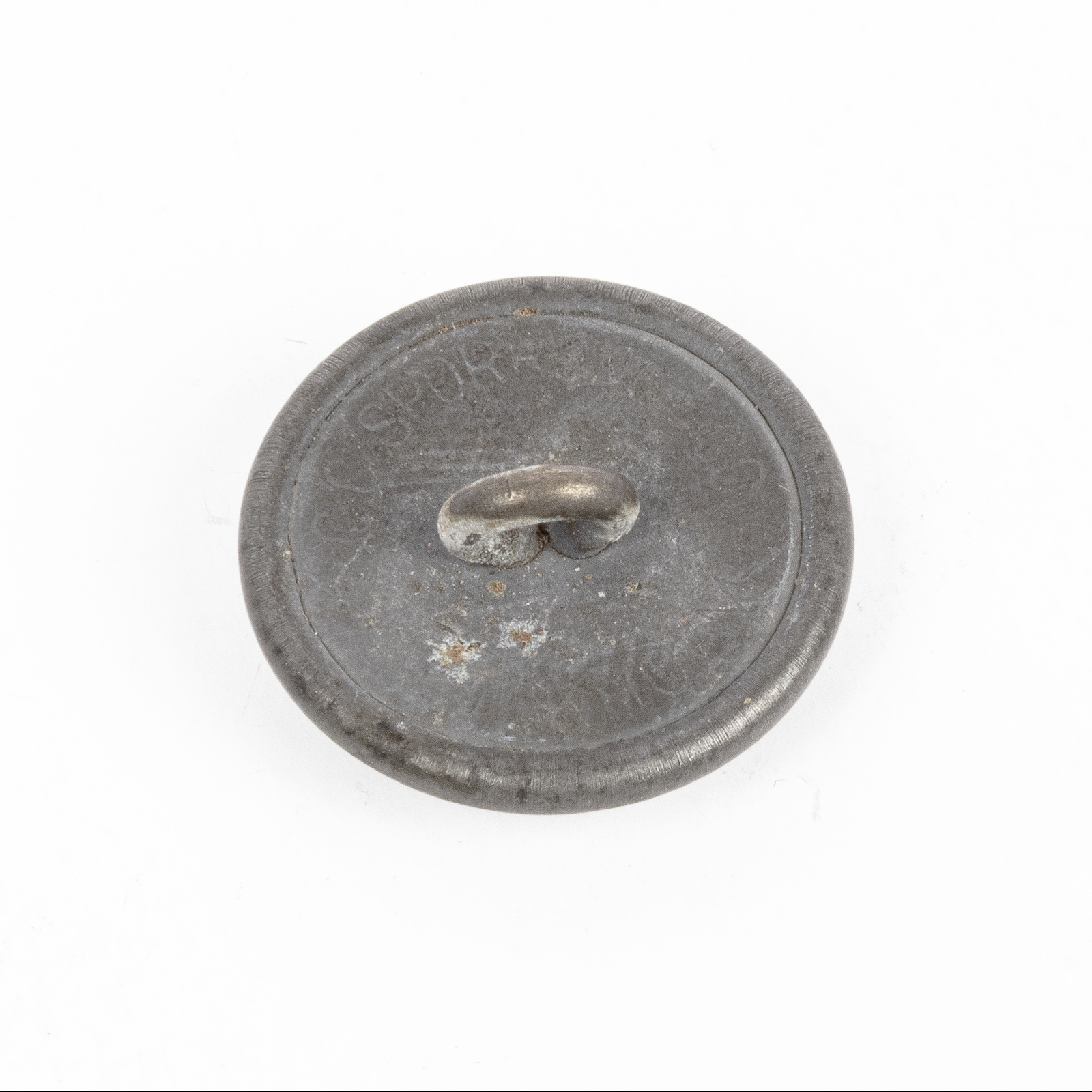 Coat of Arms Button Lot, Grey, Stamped #33