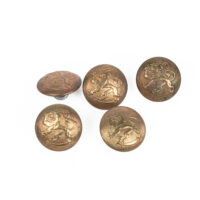 Coat of Arms Button Lot, Copper, Stamped #36