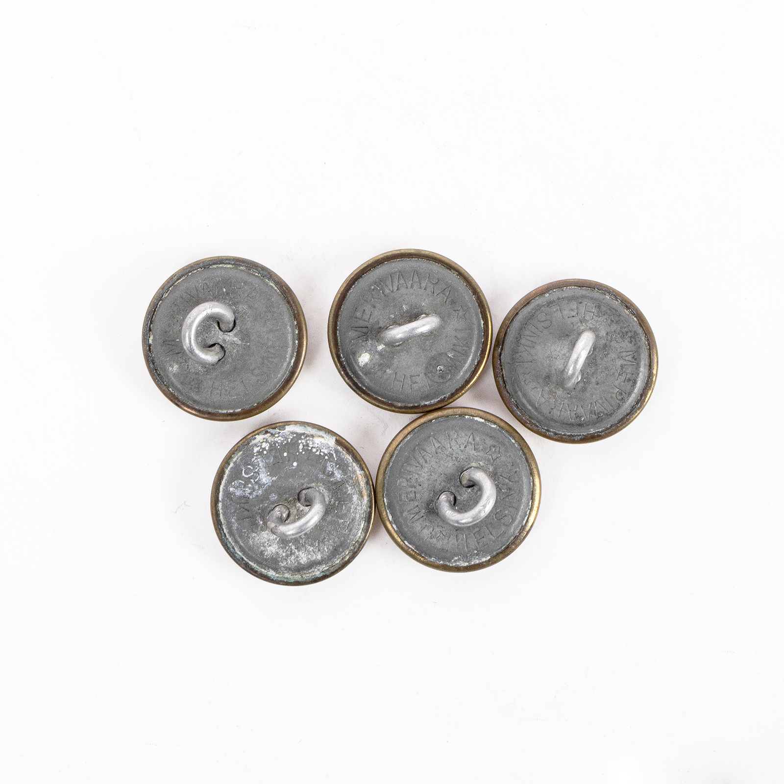 Coat of Arms Button Lot, Copper, Stamped #36