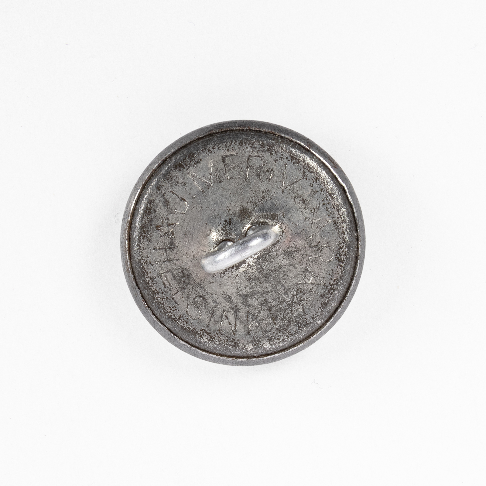 Coat of Arms Button Lot, Grey, Stamped #37