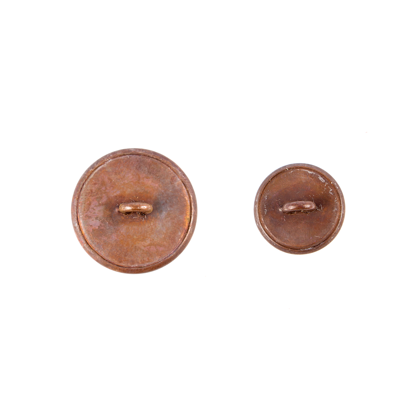 Copper Coat of Arms button, reproduction