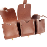 FIN-LEATHER-AMMO-POUCH-001-006 Leather Ammunition Pouch, Reproduction